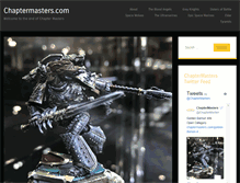 Tablet Screenshot of chaptermasters.com